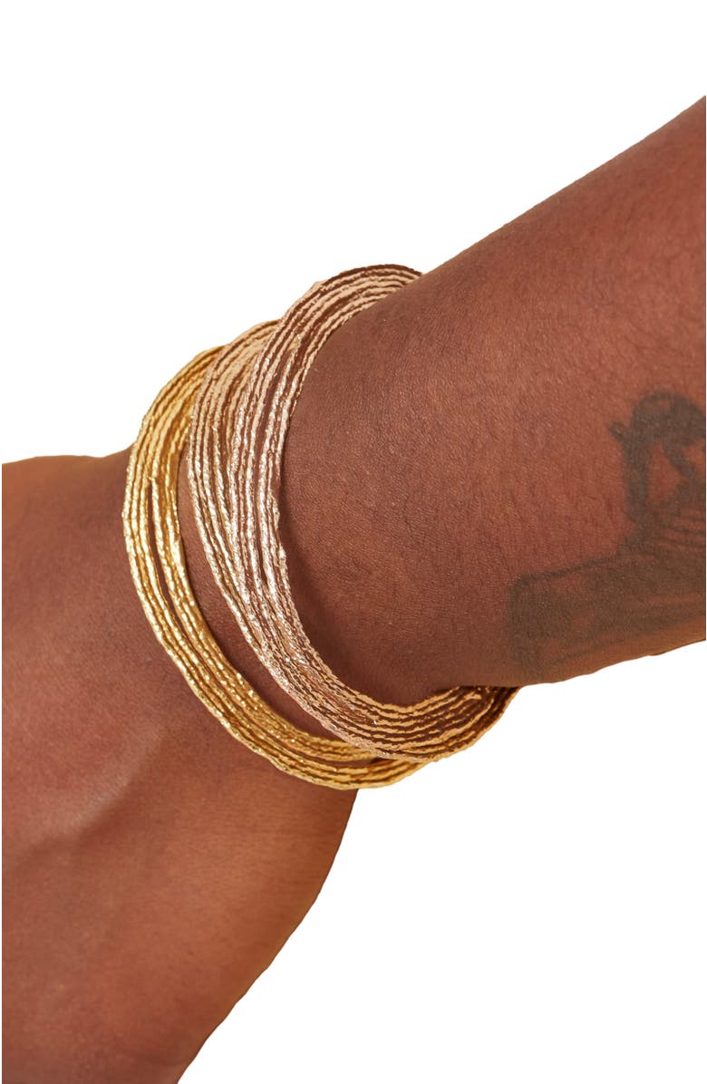 COG Vija Cuff Bracelet - 14K Gold Plate, Alternate, color, Gold