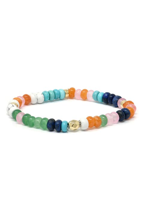 Boheme 14k Gold Multi Gemstone Bracelet