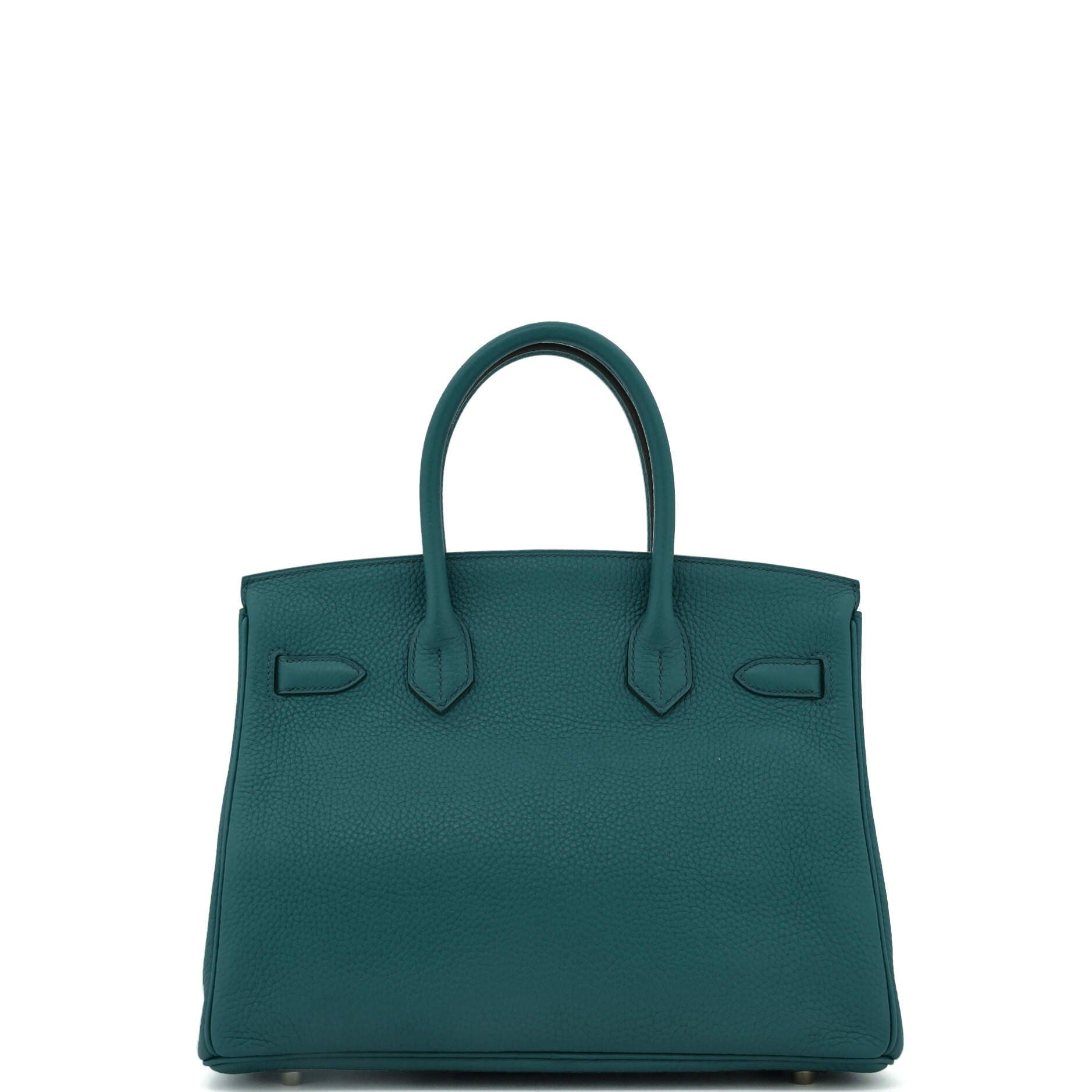 Pre-Owned Hermes Birkin Handbag Green Clemence with Gold Hardware 30, Alternate, color, 