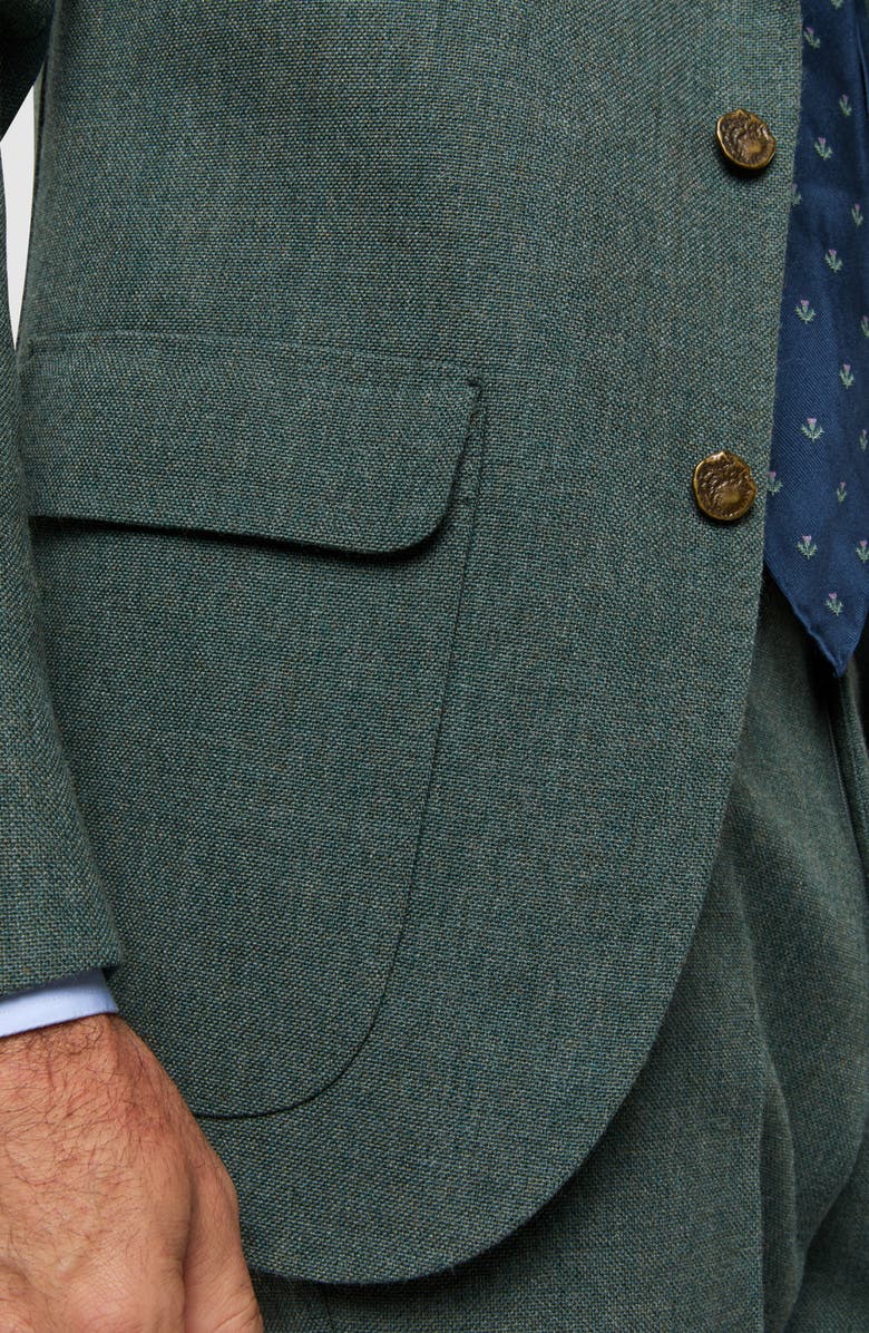 Sid Mashburn Ghost Slim Fit Textured Wool Sport Coat, Alternate, color, Meadow Hopsack