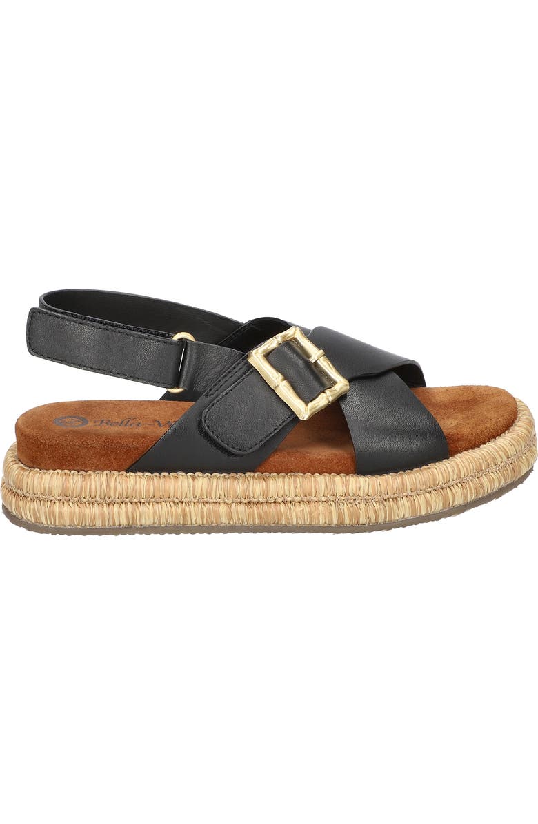 Bella Vita Jaylyn Slingback Sandal, Alternate, color, Black Leather