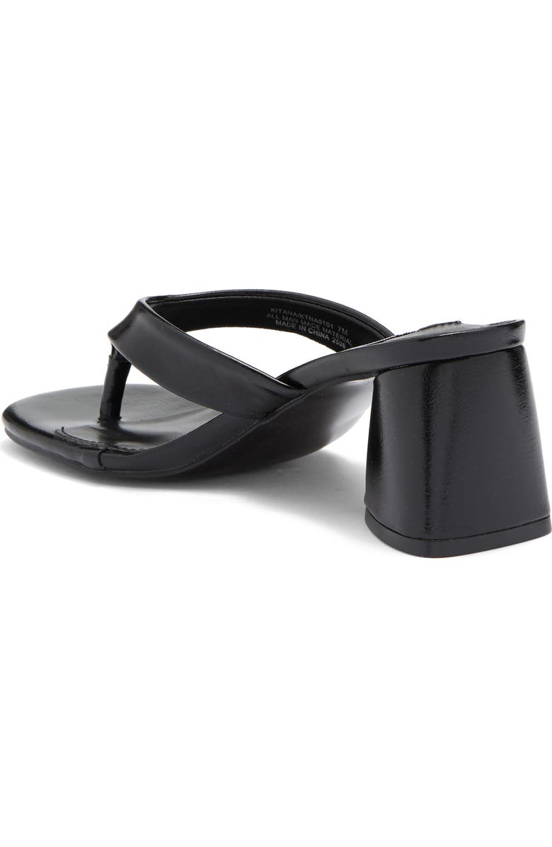 Steve Madden Kitana Block Heel Slide Sandal, Alternate, color, Black