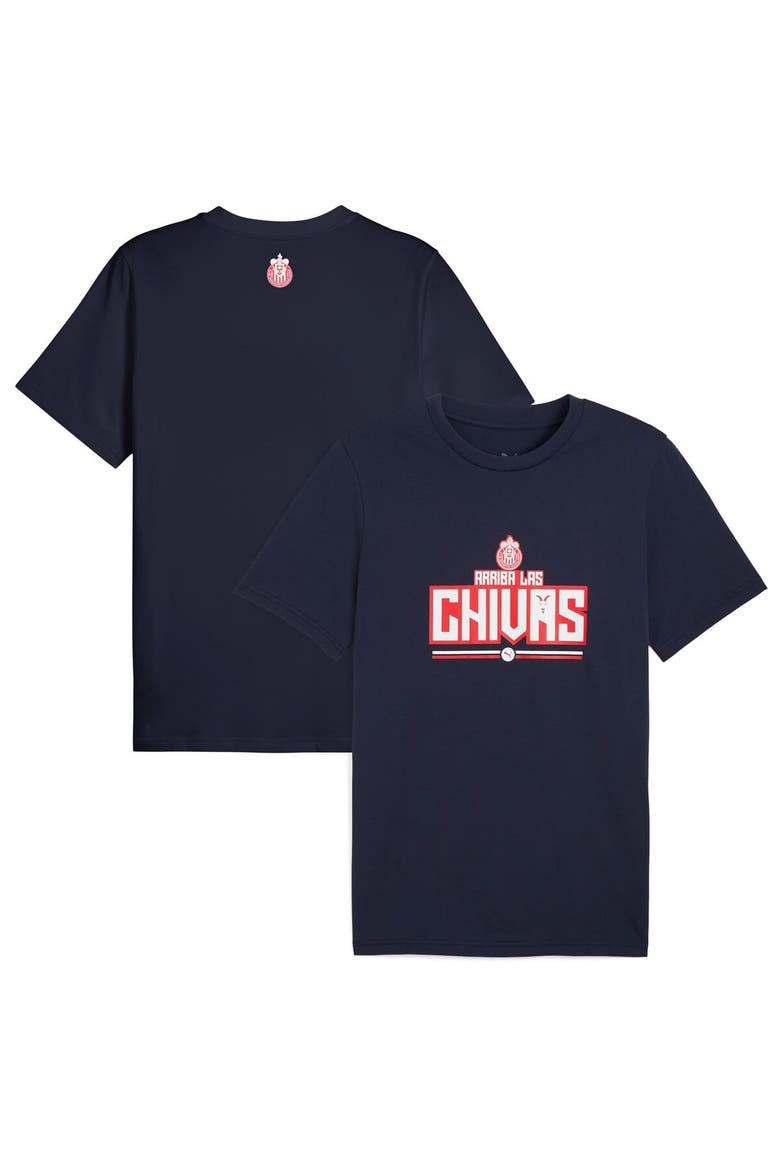 Men's Puma  Navy Chivas ftblCulture T-Shirt, Main, color, Navy