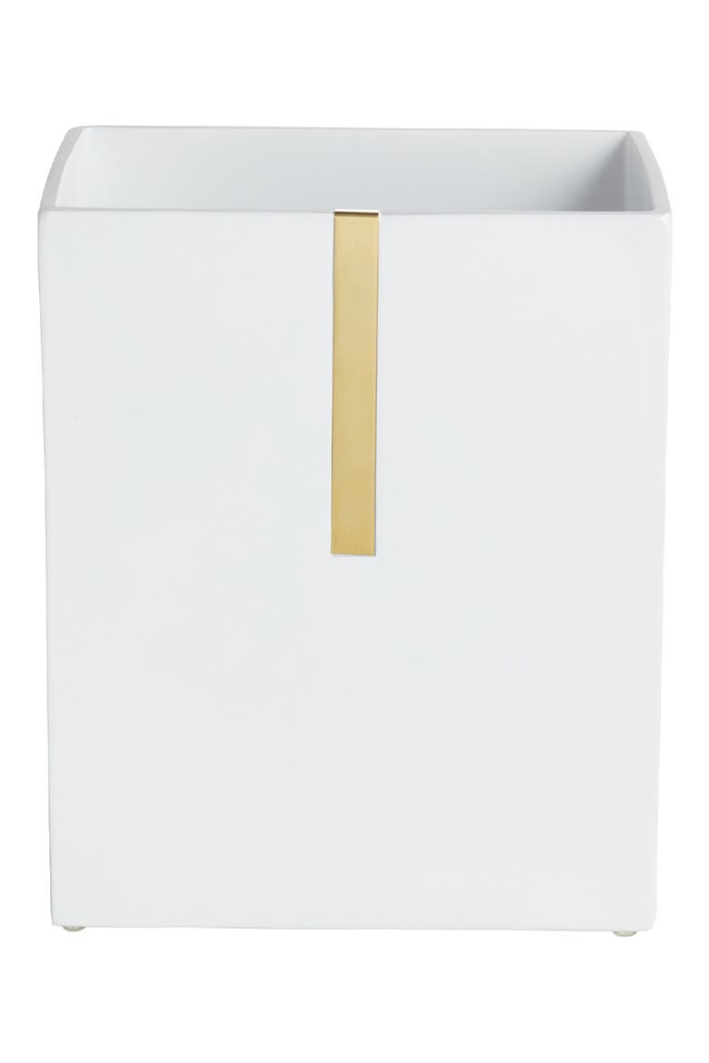 Houston Street Wastebasket, Main, color, WHITE
