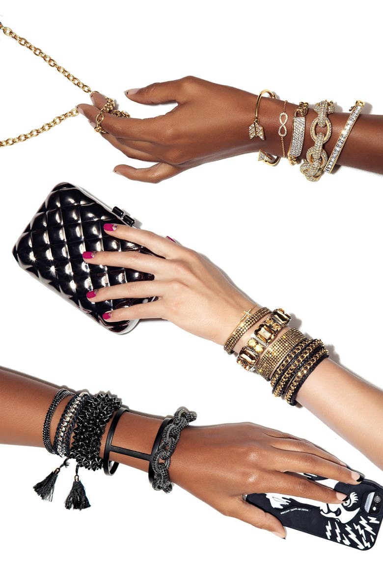 Tasha Leather Wrap Bracelet, Alternate, color,