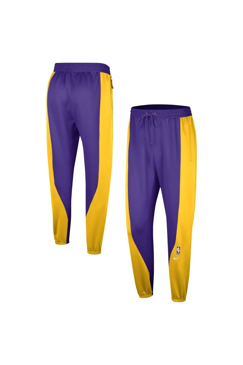 Men's Nike Gold/Purple Los Angeles Lakers 2023/24 Authentic Showtime Pants, Main, color, Gold