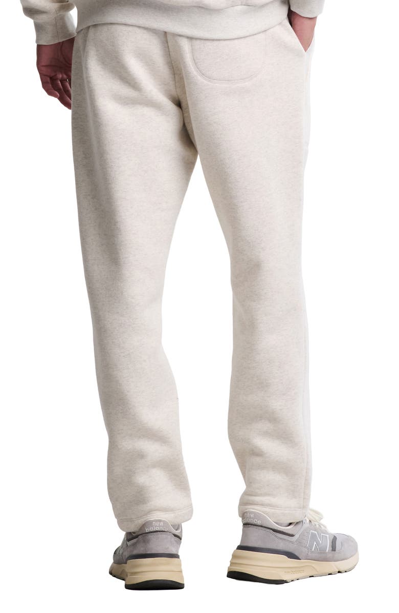 Barefoot Dreams<sup>®</sup> Fleece Track Pants, Alternate, color, Heather Cream