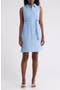 Cambridge Stripe Sleeveless Cotton Shirtdress