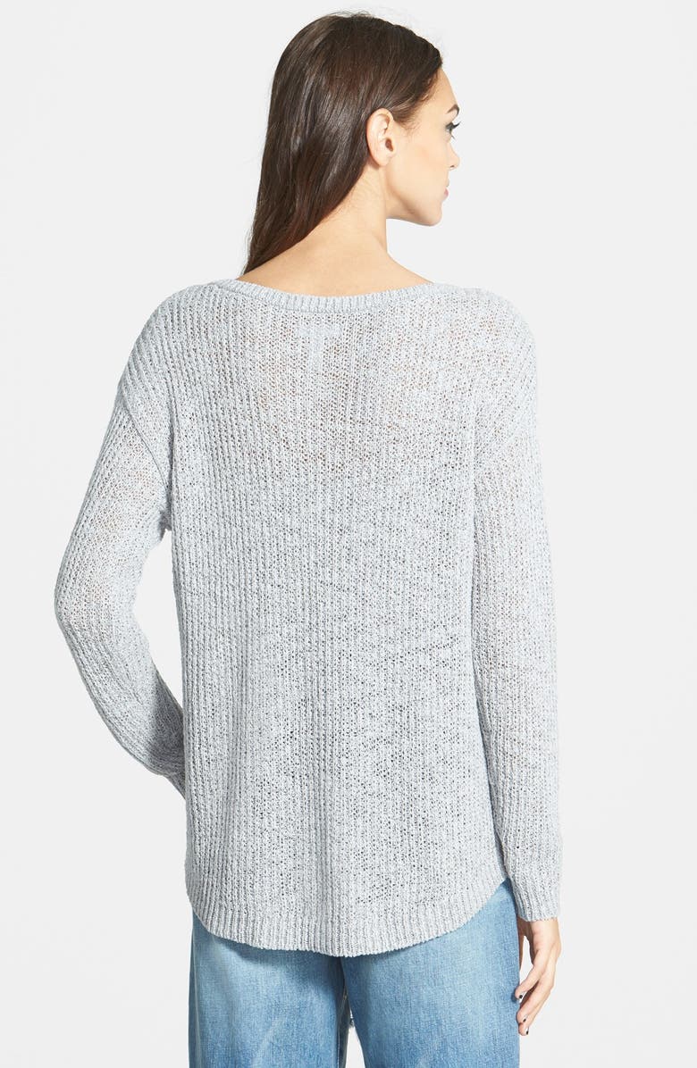 Leith Cutaway Hem Sweater, Alternate, color, 