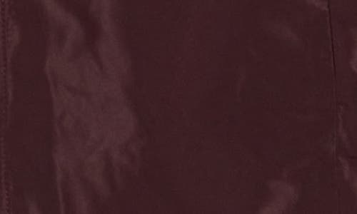 Z By Zella Ruched Sleeve Bomber Jacket In Burgundy