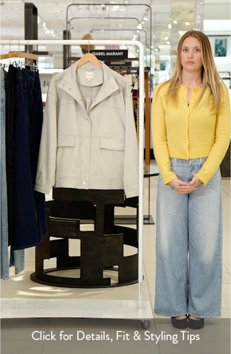 The Margot Faux Leather Jacket, sales video thumbnail