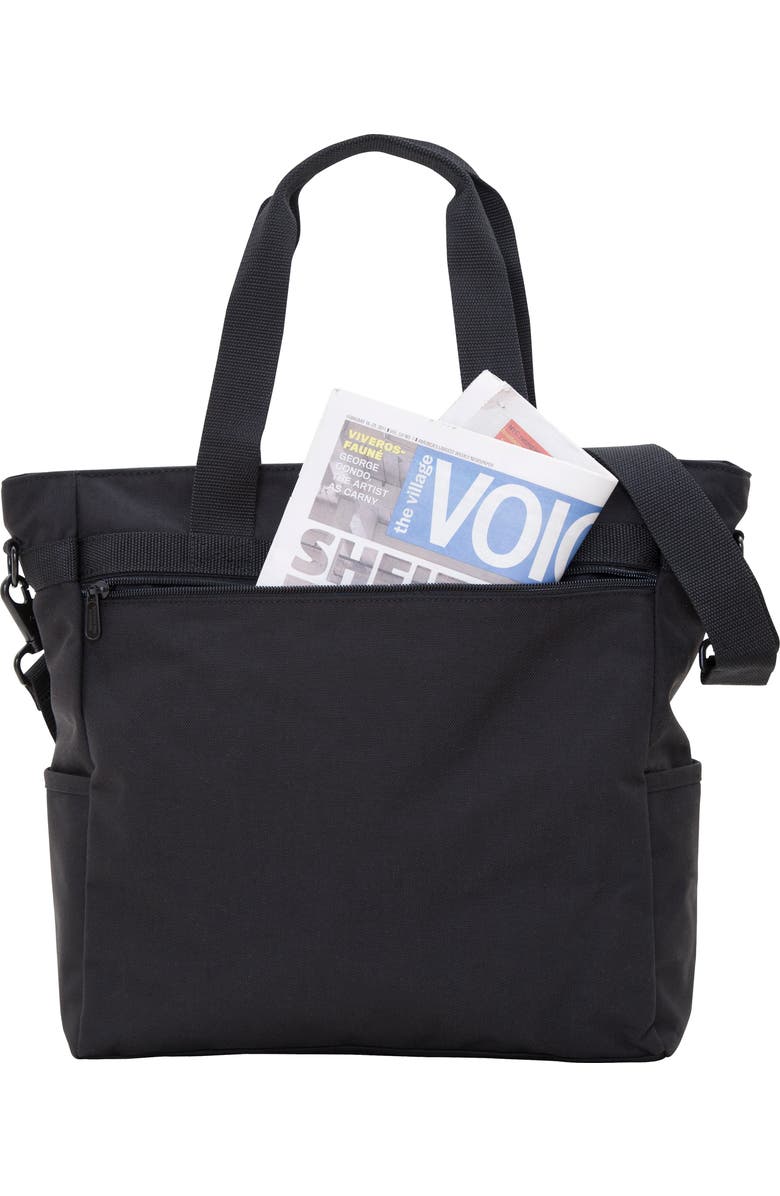 Manhattan Portage Greenwich Tote Bag, Alternate, color, Black