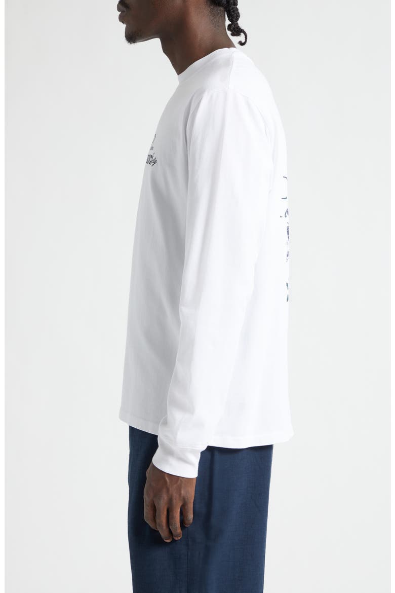 Piano Long Sleeve Graphic T-Shirt, Alternate, color, WHITE