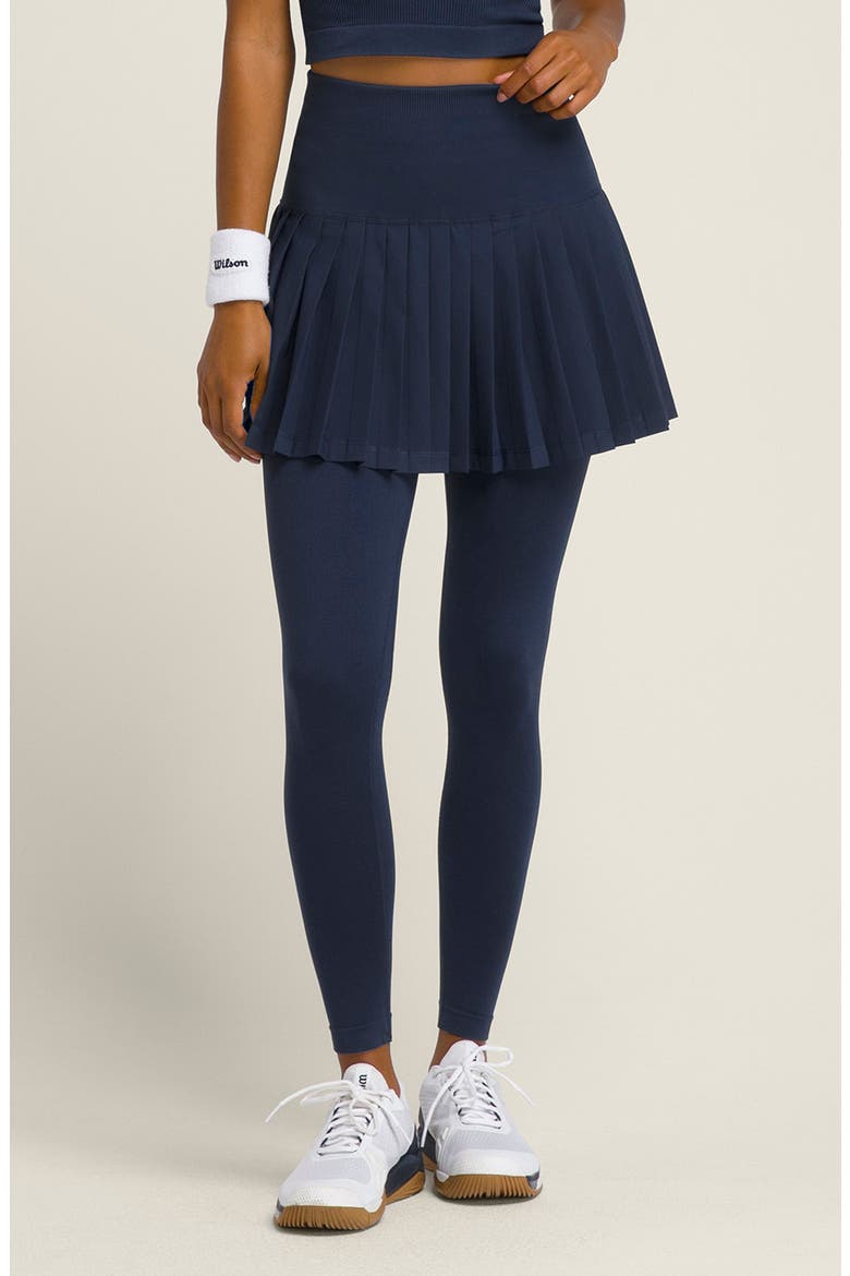 Midtown Skirty Tights, Main, color, CLASSIC NAVY