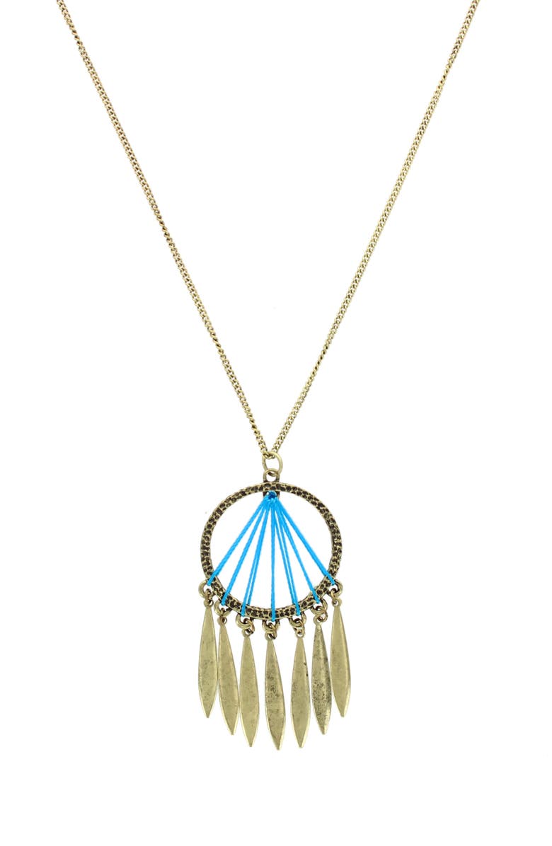 OLIVIA WELLES Lauryl Pendant Necklace, Main, color, 