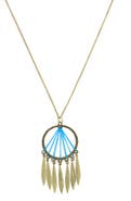 OLIVIA WELLES Lauryl Pendant Necklace