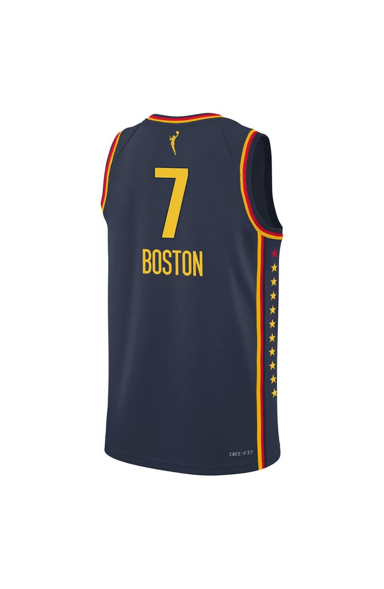 Nike Youth Nike Aliyah Boston Navy Indiana Fever Explorer Swingman Jersey, Alternate, color, Navy
