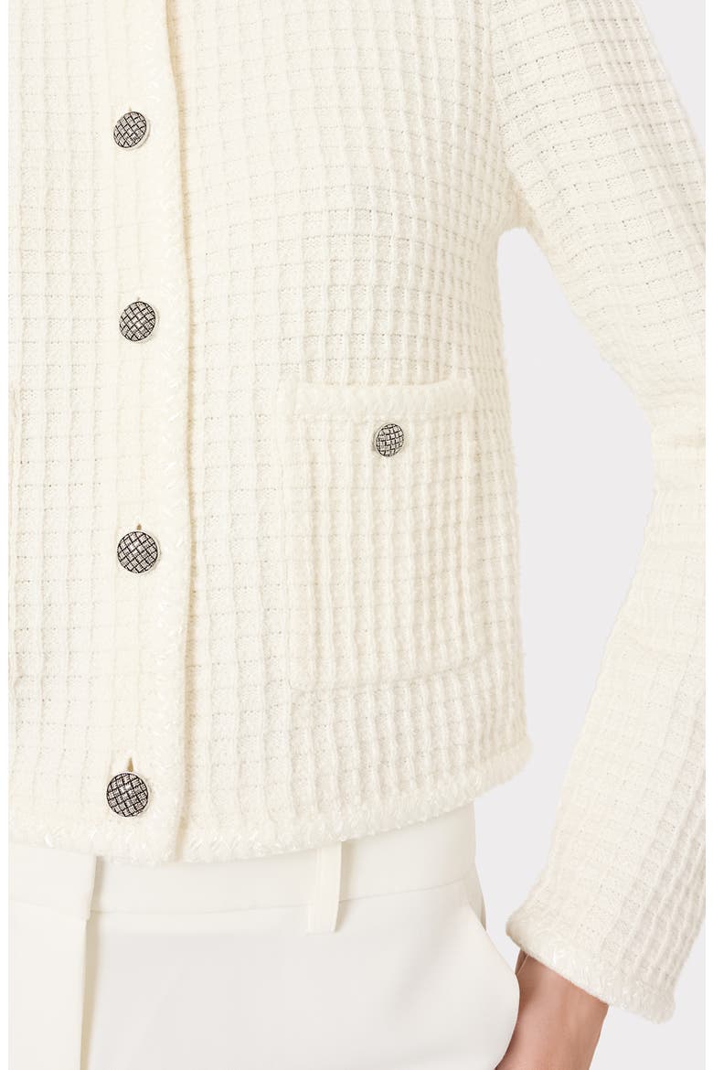 Sade Textured Cardigan, Alternate, color, IVORY
