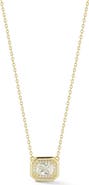 GLAZE JEWELRY Emerald Cut Cubic Zirconia Pendant Necklace
