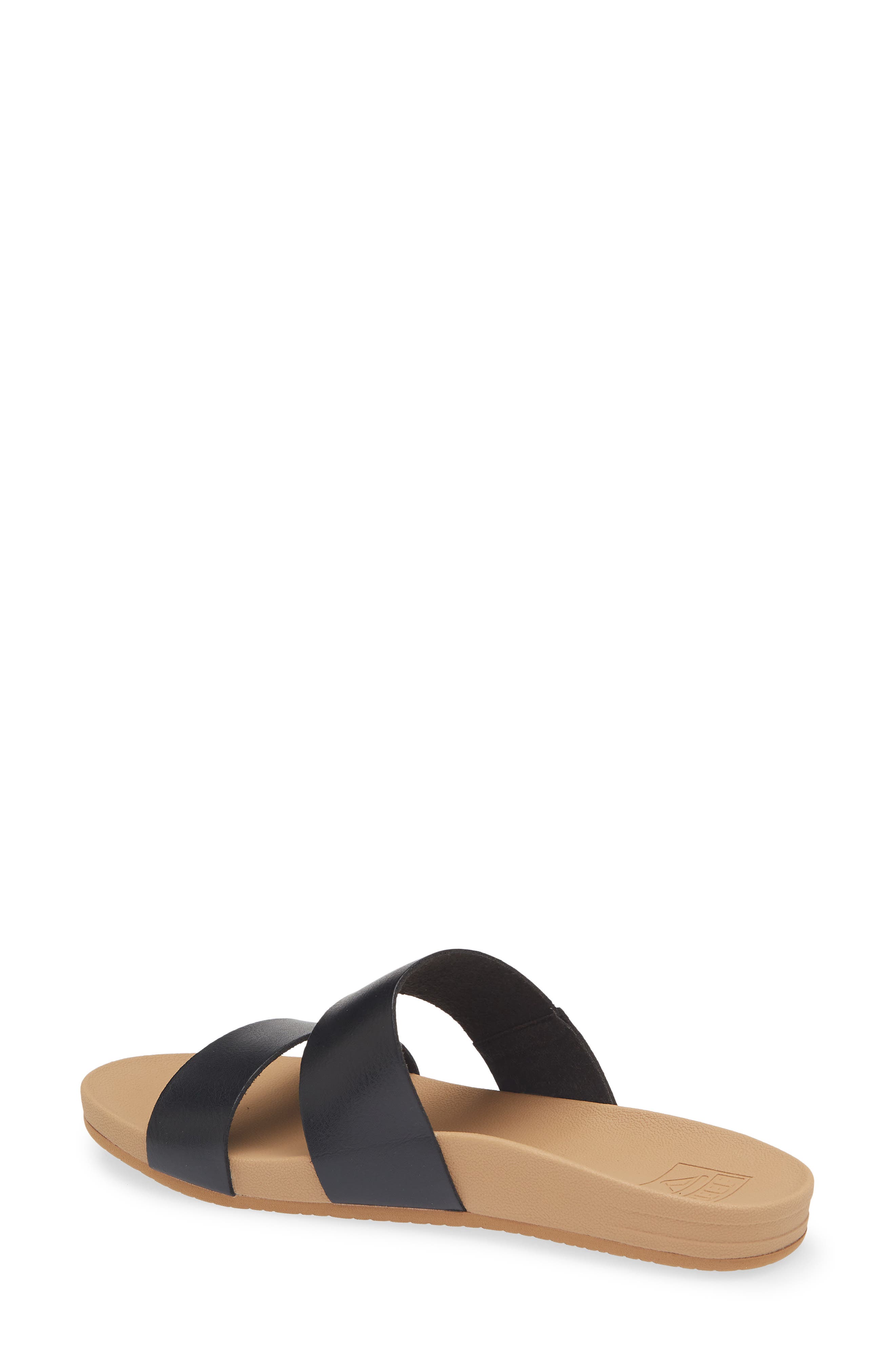 Reef Kaia Slide Sandal, Alternate, color, Black/Tan