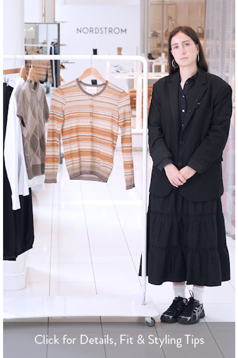 Frederica Striped Knit Sweater video