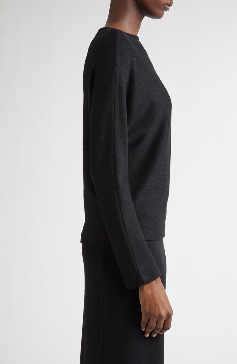 Vince Dolman Sleeve Sweater, Alternate, color, Black