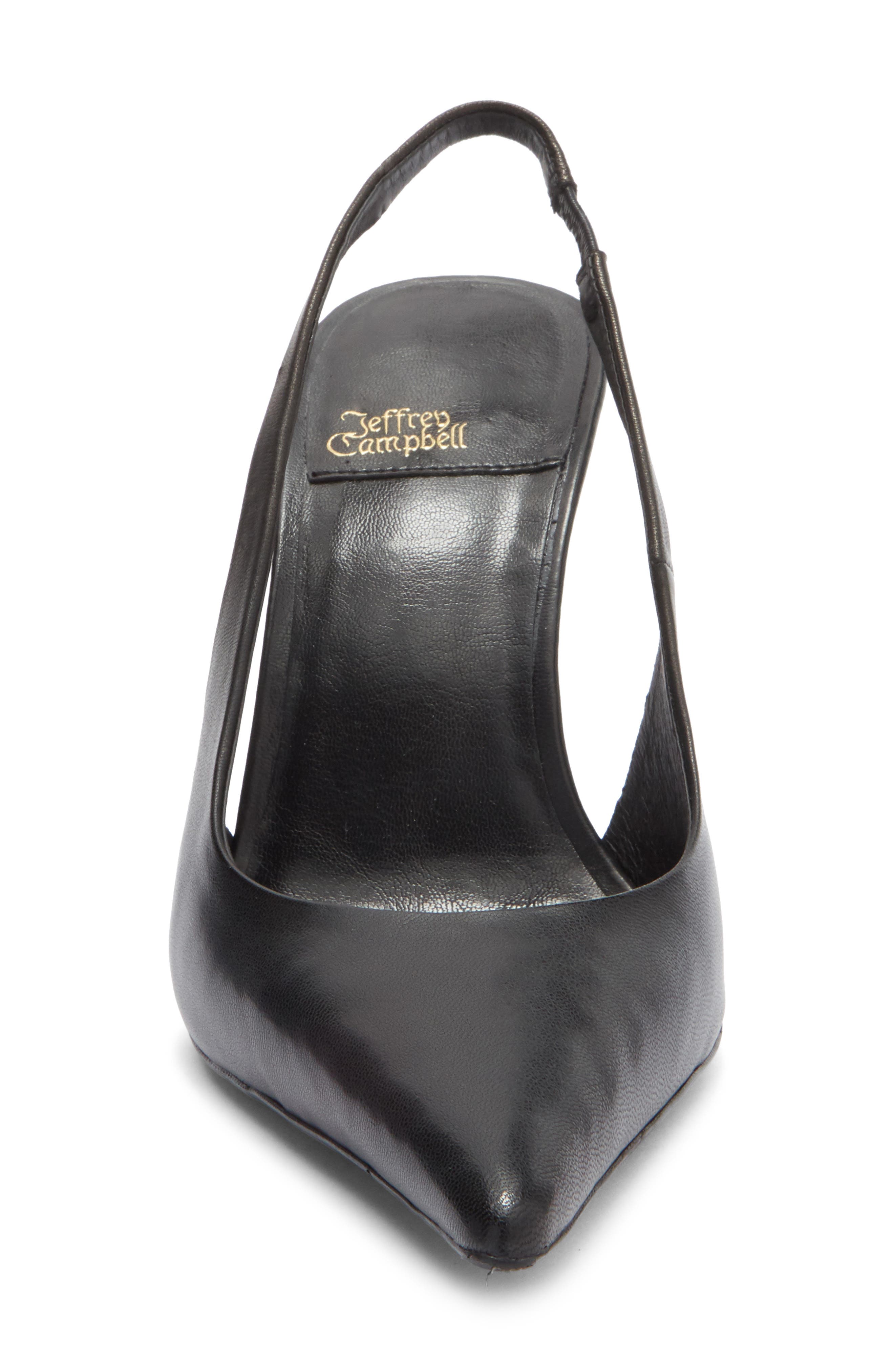 Jeffrey Campbell Fusion Slingback Pump, Alternate, color, Black