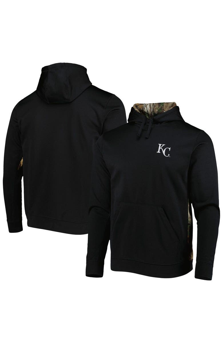 DUNBROOKE Men's Dunbrooke Black/Camo Kansas City Royals Ranger Pullover Hoodie, Alternate, color, Black