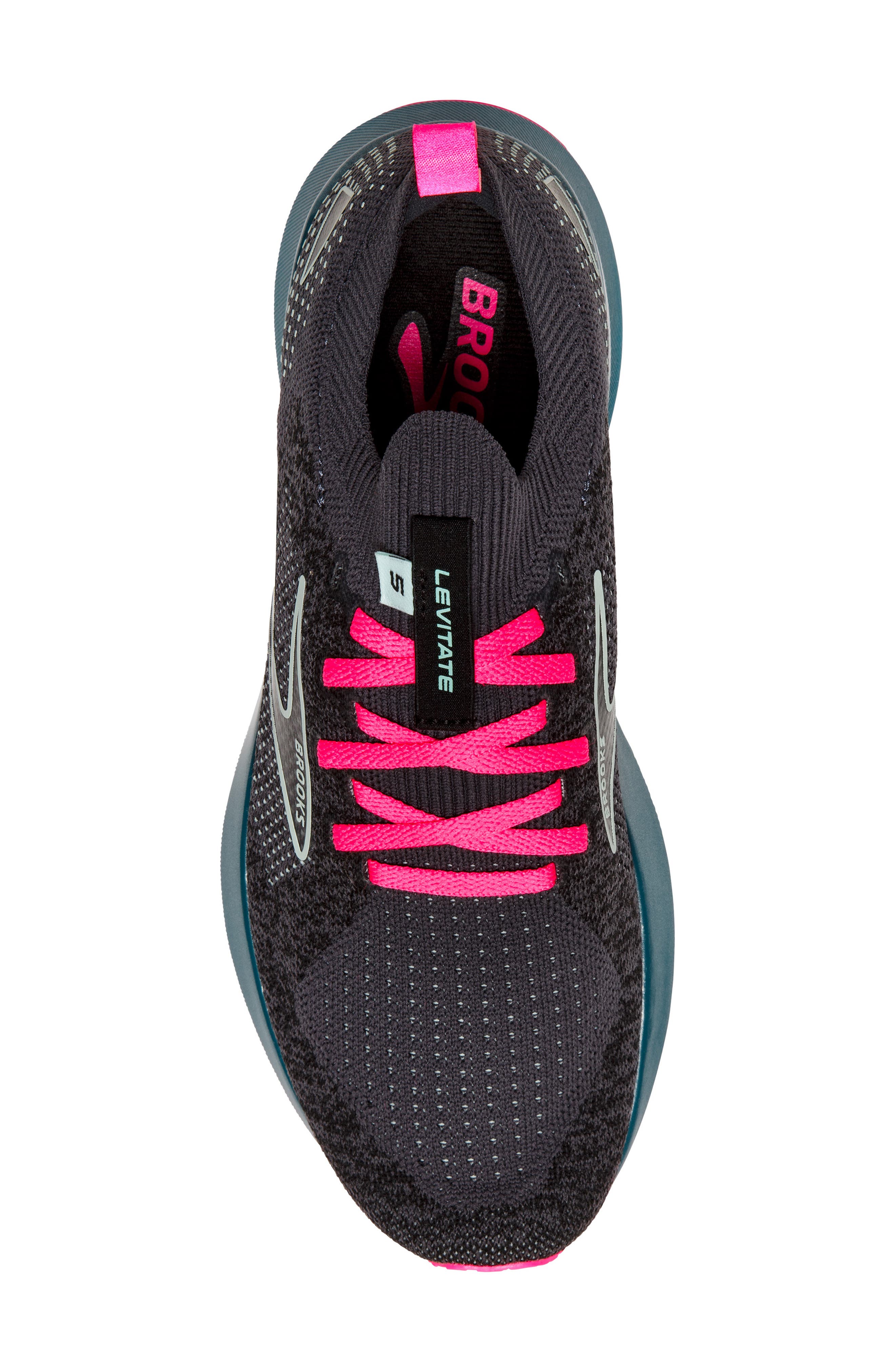 Levitate StealthFit 5 Running Shoe, Alternate, color, BLACK/ BLUE/ PINK