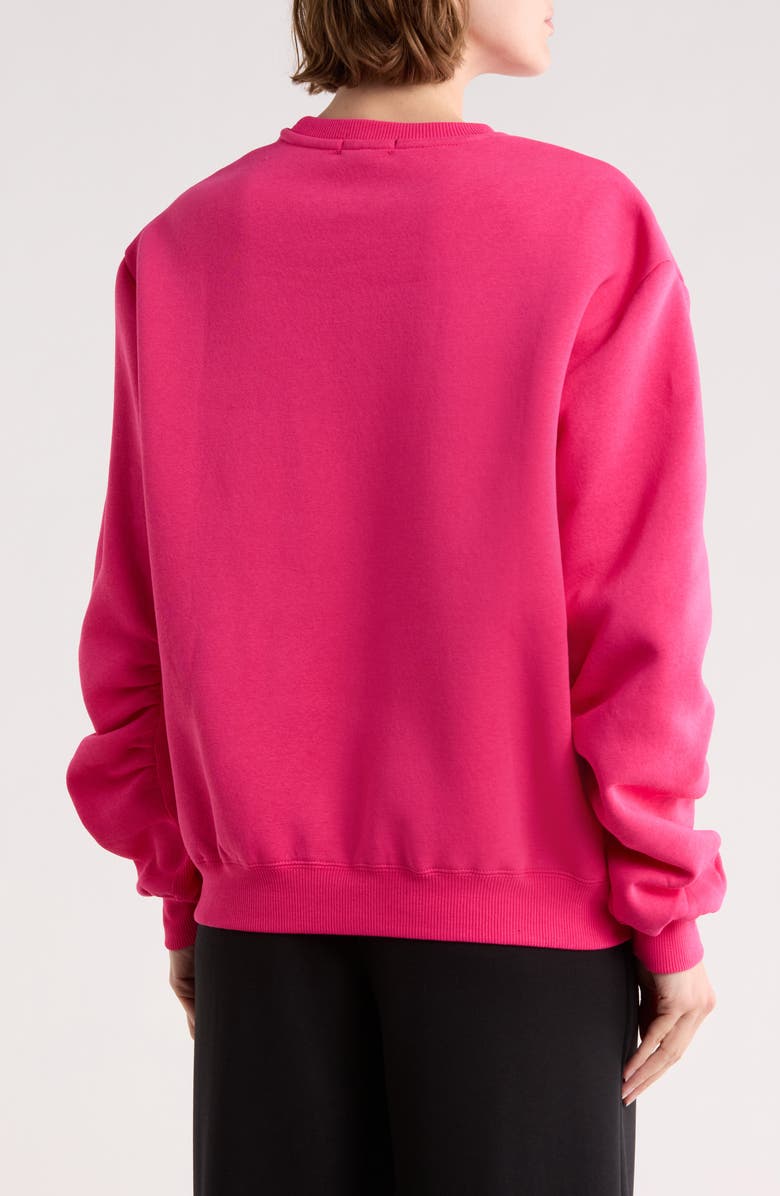 Von Dutch Long Sleeve Sweatshirt, Alternate, color, Peacock Pink
