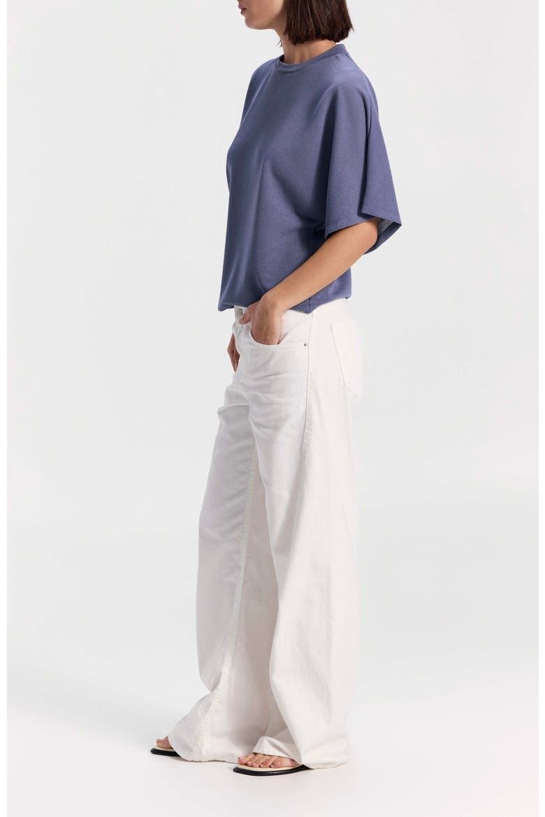 Mid-Rise Extra Wide-Leg Jeans, Alternate, color, White