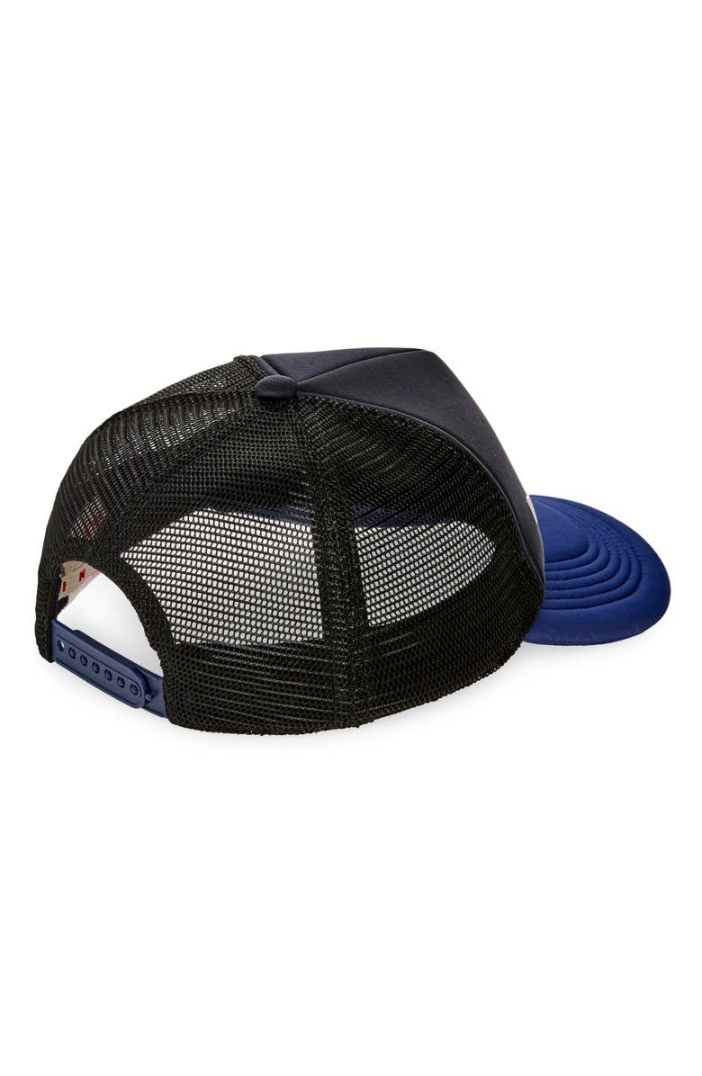 Marni Logo Graphic Trucker Hat, Alternate, color, 