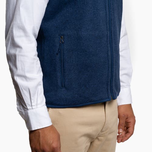 Peter Manning Polartec Fleece Vest In Animal Print