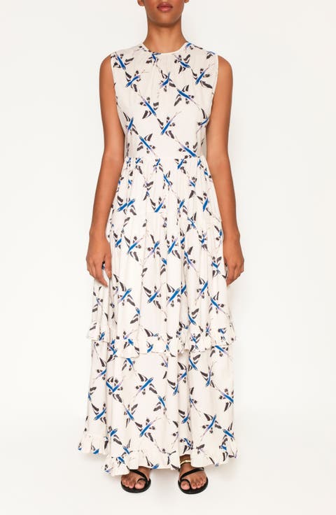 Tado Print Sleeveless Maxi Dress