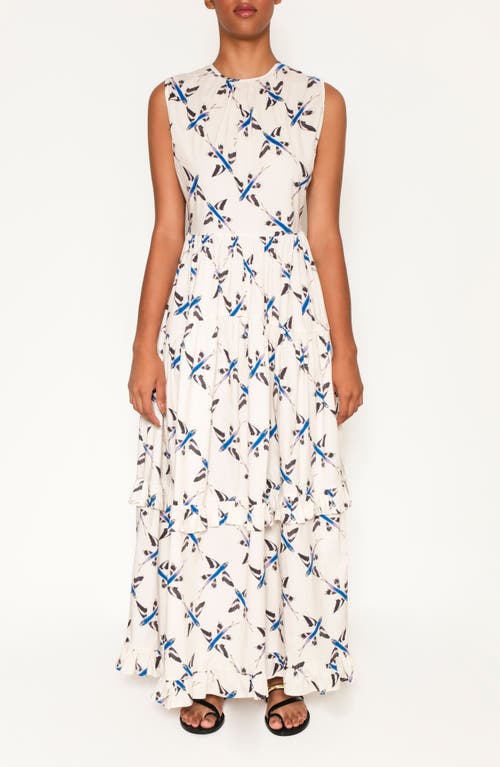 Shop The Lulo Project Tado Print Sleeveless Maxi Dress