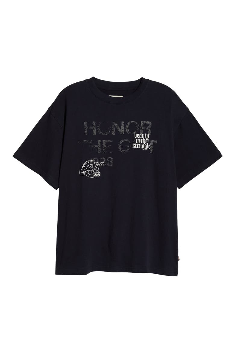 Beauty in the Struggle Cotton T-Shirt, Alternate, color, BLACK