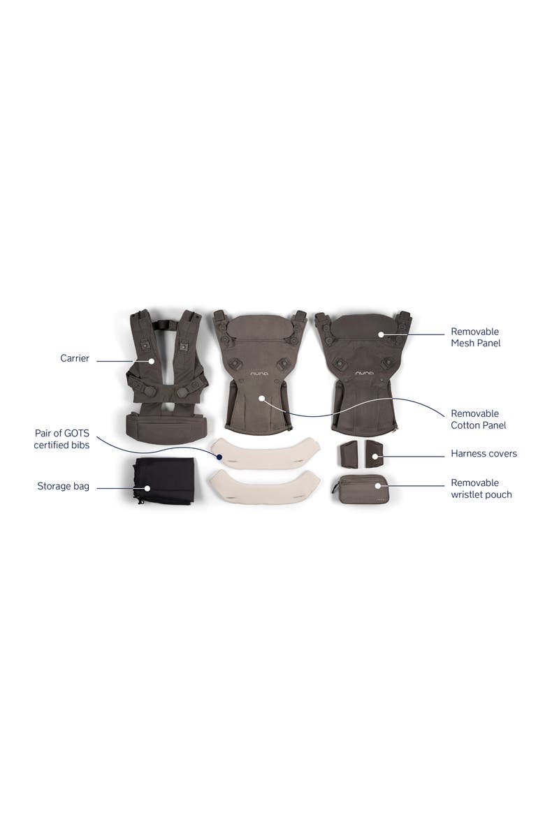 CUDL™ Deux Denim Clik 4-In-1 Baby Carrier, Alternate, color, GREY