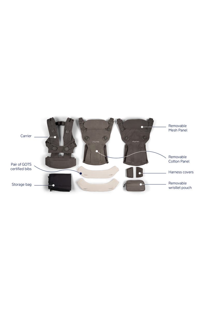 Nuna CUDL<sup>™</sup> Deux Denim Clik 4-In-1 Baby Carrier, Alternate, color, Grey