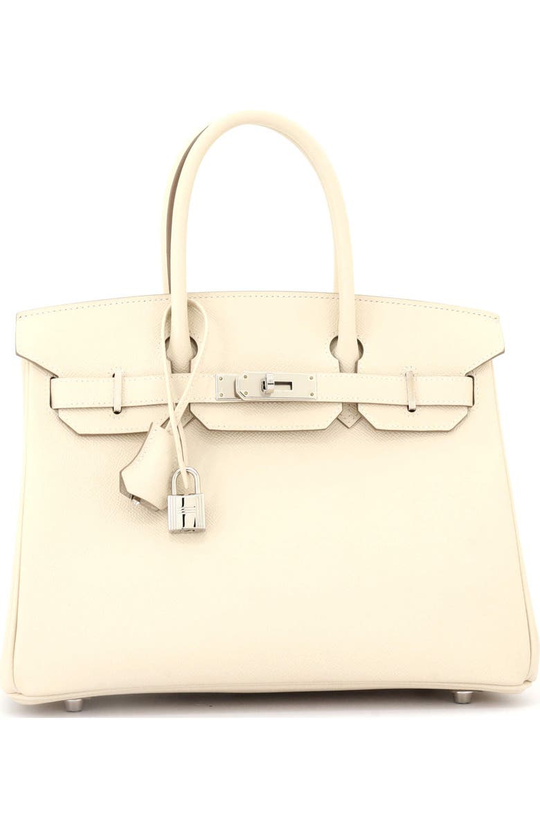 Pre-Owned Hermes Birkin Handbag Light Epsom with Palladium Hardware 30, Alternate, color,