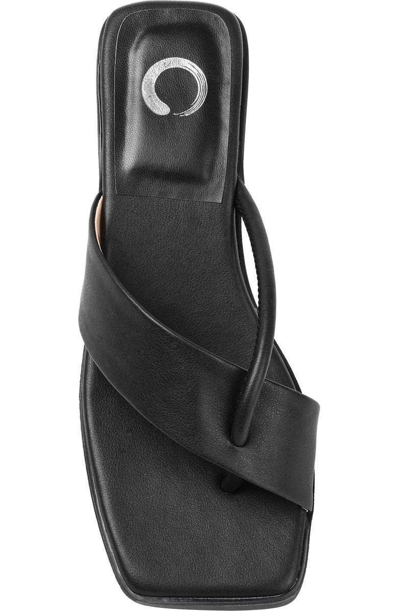 Journee Collection Mina Strappy Heeled Mule, Alternate, color, Black