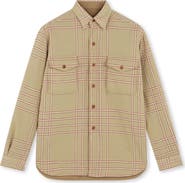 Fortela Overshirt in Recycled Wool Blend Check