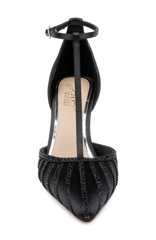 Jewel Badgley Mischka Faithlyn T-strap Pointed Toe Pump