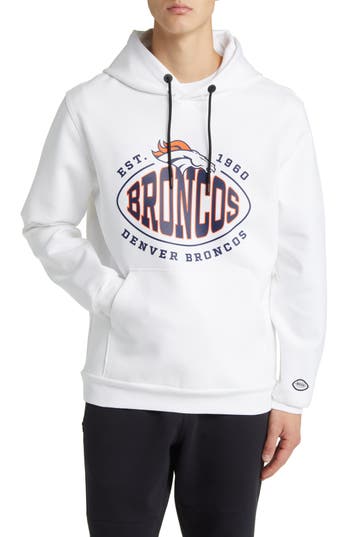 Shop Hugo Boss Boss X Nfl Touchback Graphic Hoodie In Denver Broncos White