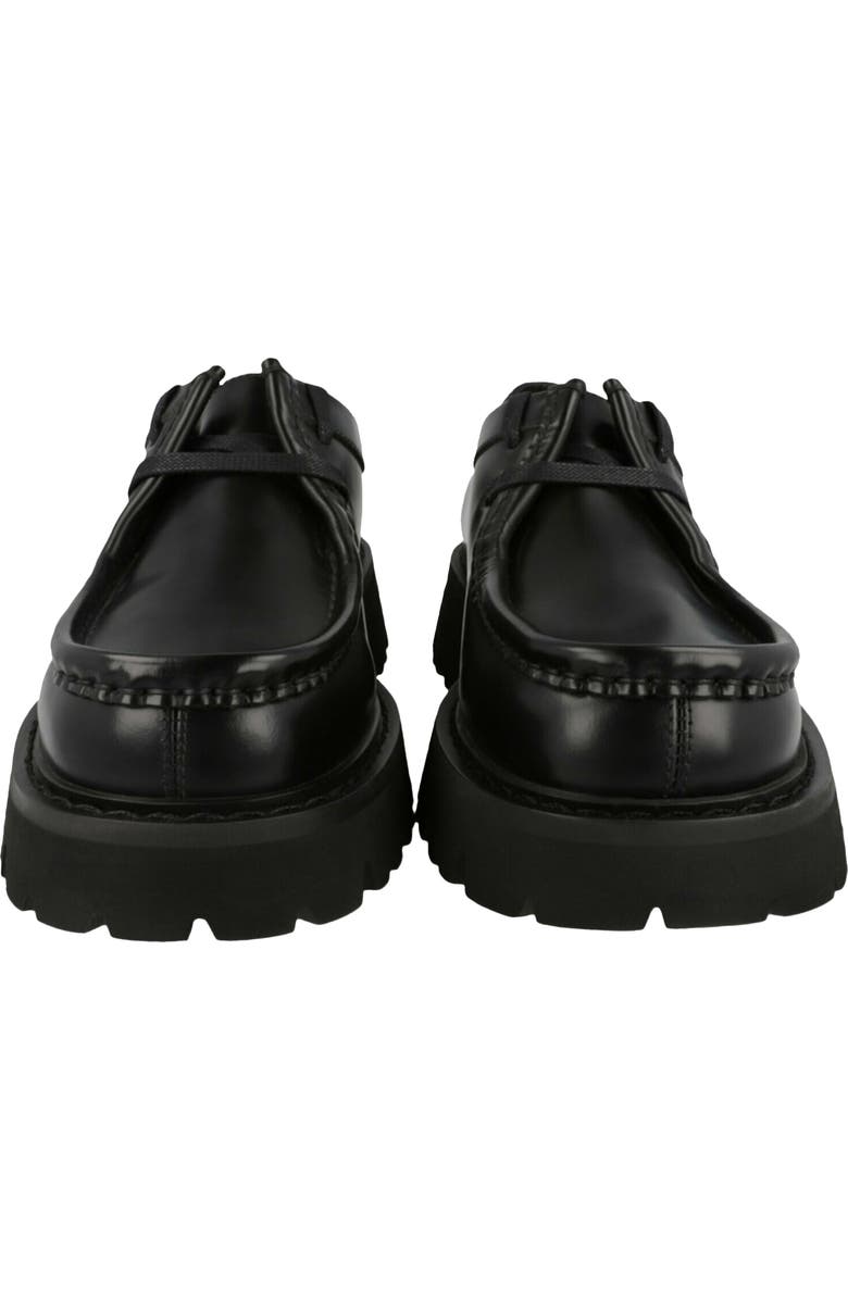 FERRAGAMO Deroy Lug Sole Dress Shoe, Alternate, color, Black