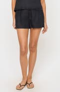 LSPACE Lia Linen Cover-Up Shorts