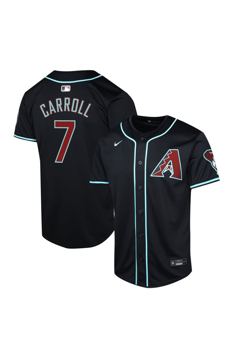 Nike Youth Nike Corbin Carroll Black Arizona Diamondbacks Alternate Limited Player Jersey, Main, color,