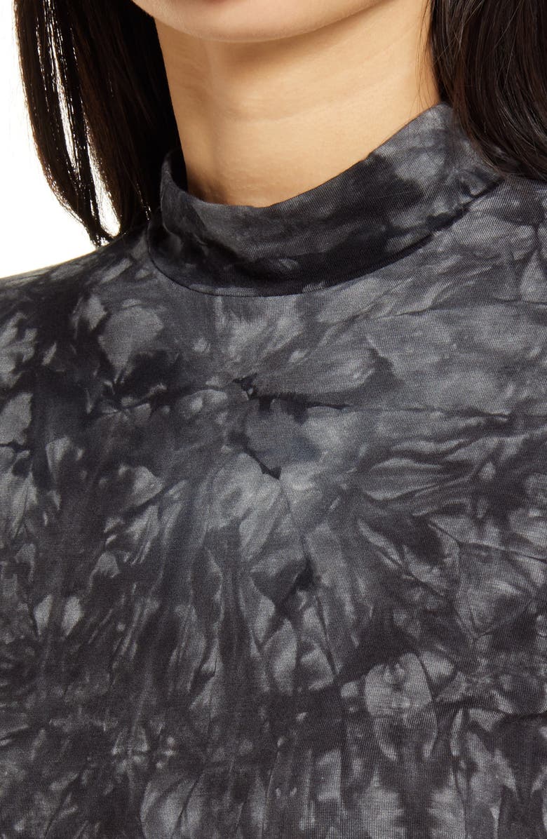 Fraiche by J Tie Dye Long Sleeve Body-Con Dress, Alternate, color, 