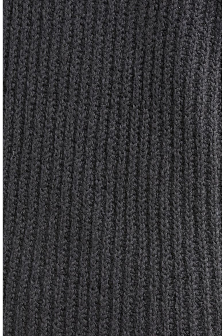 Open Front Organic Cotton Cardigan, Alternate, color, GRAPHITE