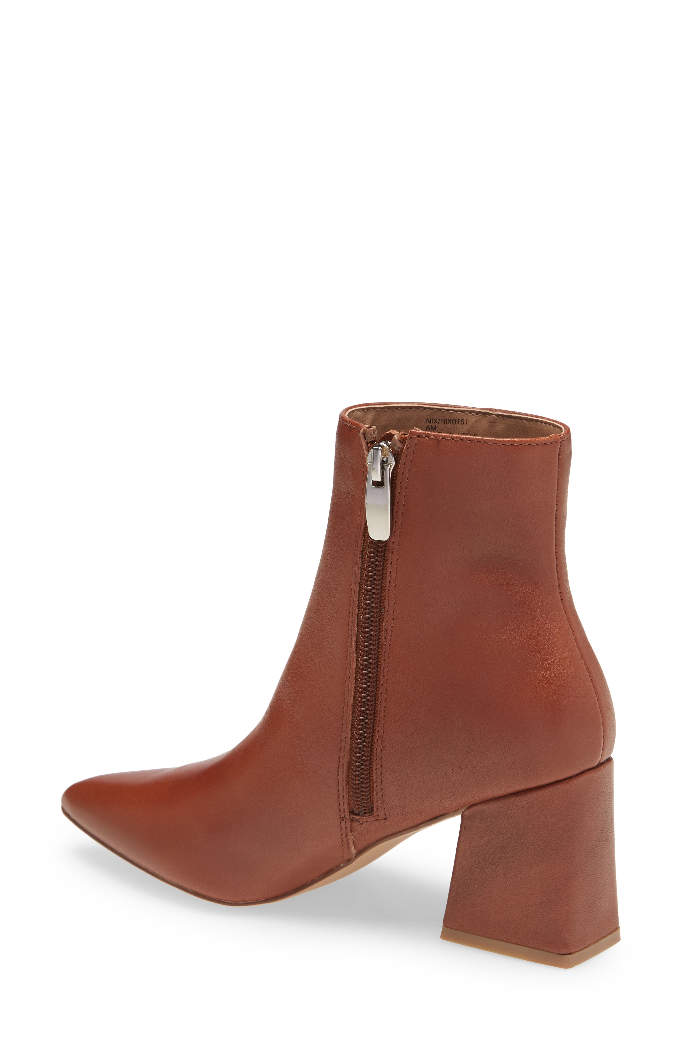 Nix Pointed Toe Bootie, Alternate, color, COGNAC LEATHER