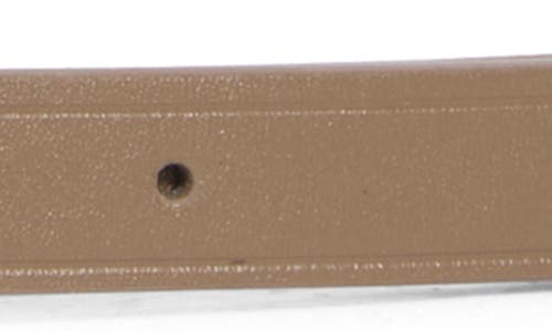 Kurt Geiger London Eagle Head Leather Belt In Brown